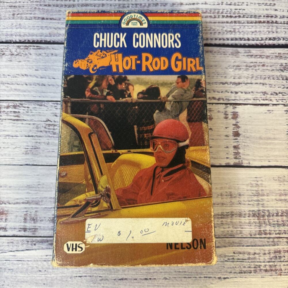 Hot-Rod Girl VHS Movie Vintage Sealed Chuck Connors 1956 1986